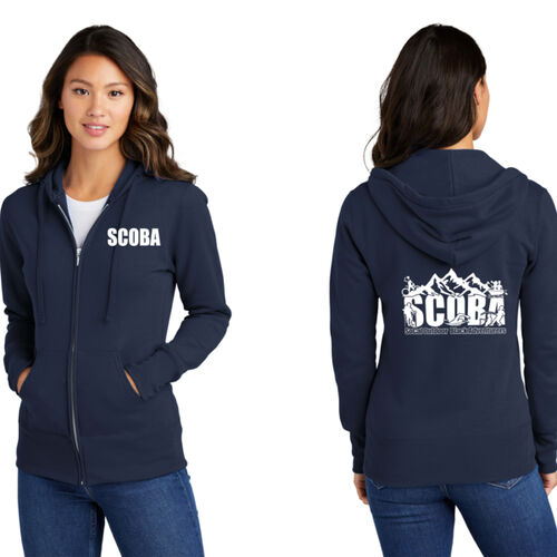 SCOBA Sweatshirt - Zip Ladies Thumbnail